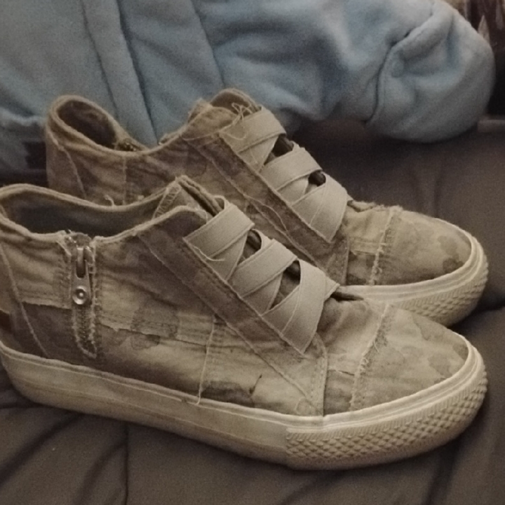 Blowfish Gray High-Top Sneakers